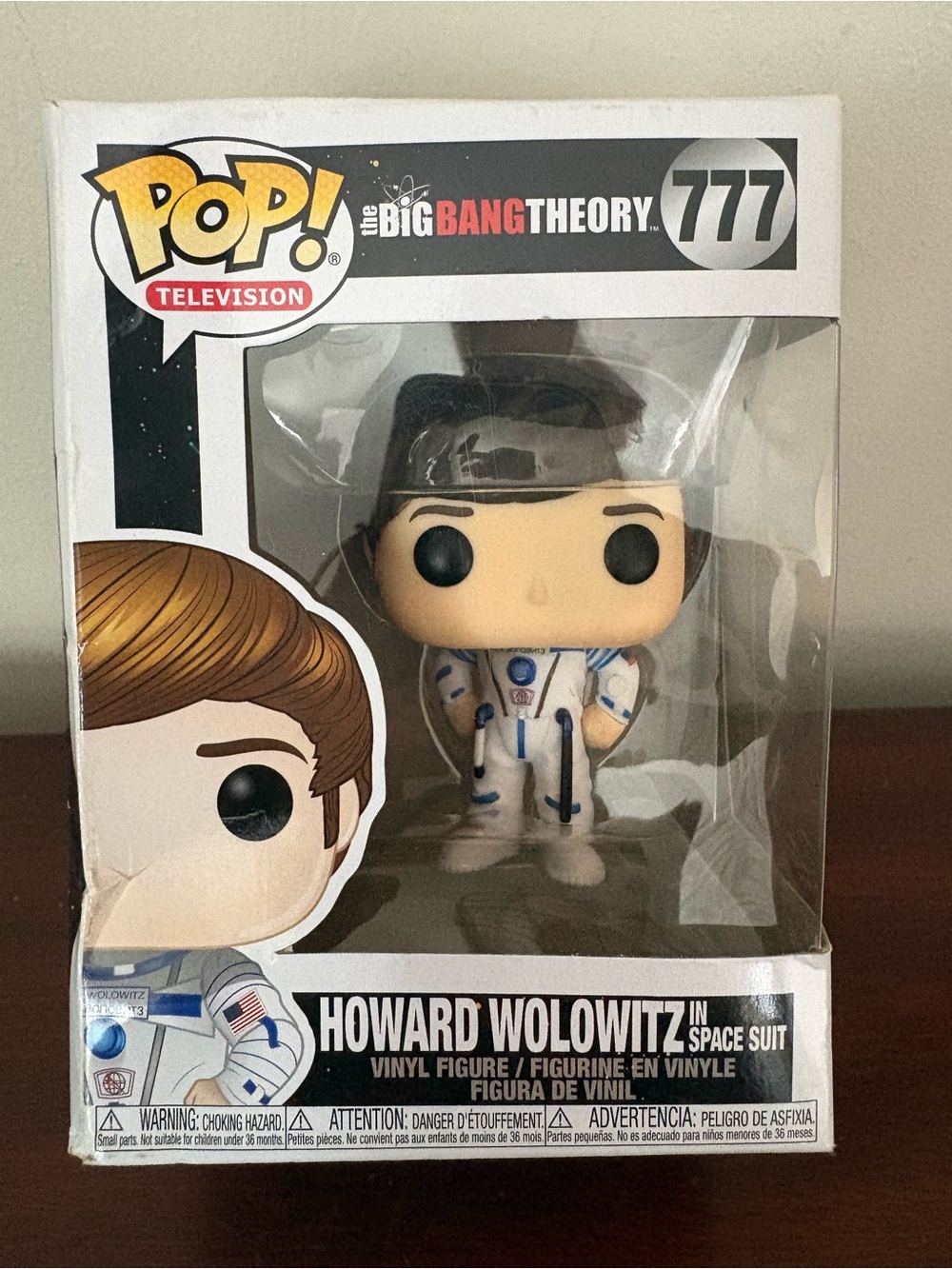 Funko Pop NIB Howard Wolowitz In Space Suit #777 The Big Bang Theory